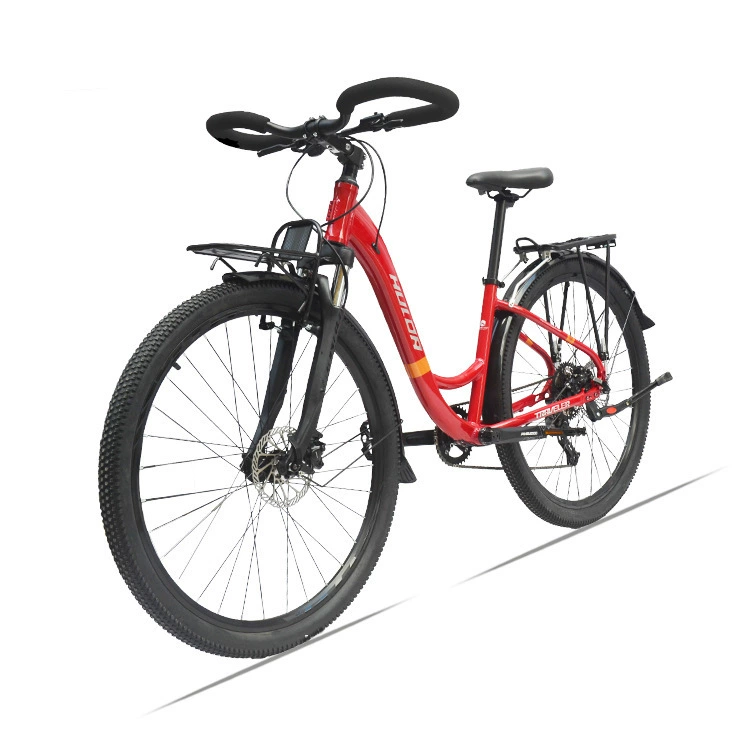 HULDA Traveler, однодисковый, 9-скоростной, из алюминиевого сплава, 29inch г., горный велосипед, руль-бабочка на большие расстояния, дорожный велосипед