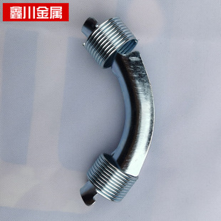 European floor heating pipe bender with spring outlet quality galvanized material floor heating protection bending corner protector geothermal iron sheath accessories
