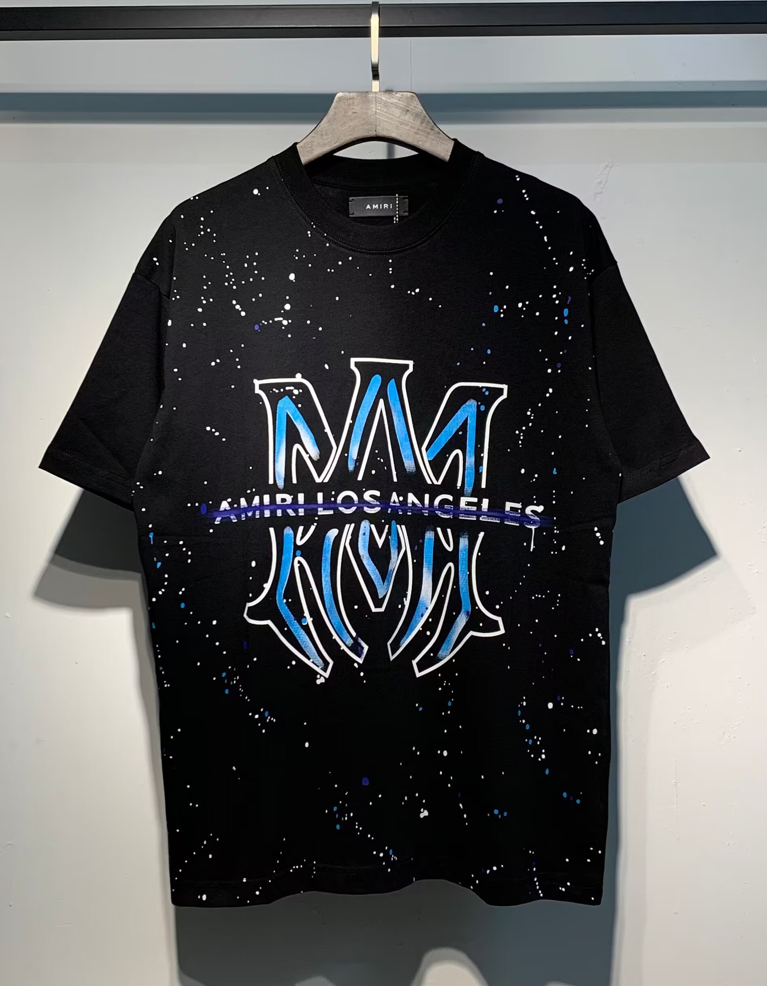 Verano nueva camiseta de manga corta impresa de letras suelta marca de moda hombre camiseta casual de media manga mujer
