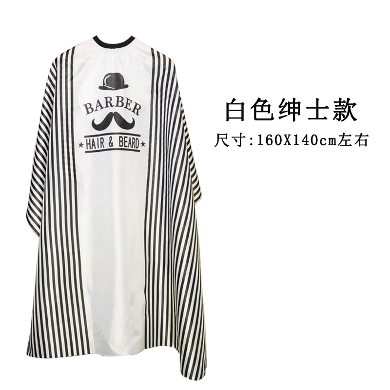 Tiktok Net rojo vintage cabeza de aceite profesional de peluquería y peluquería tela corte de pelo antiadherente más tamaño adulto peluquería babero