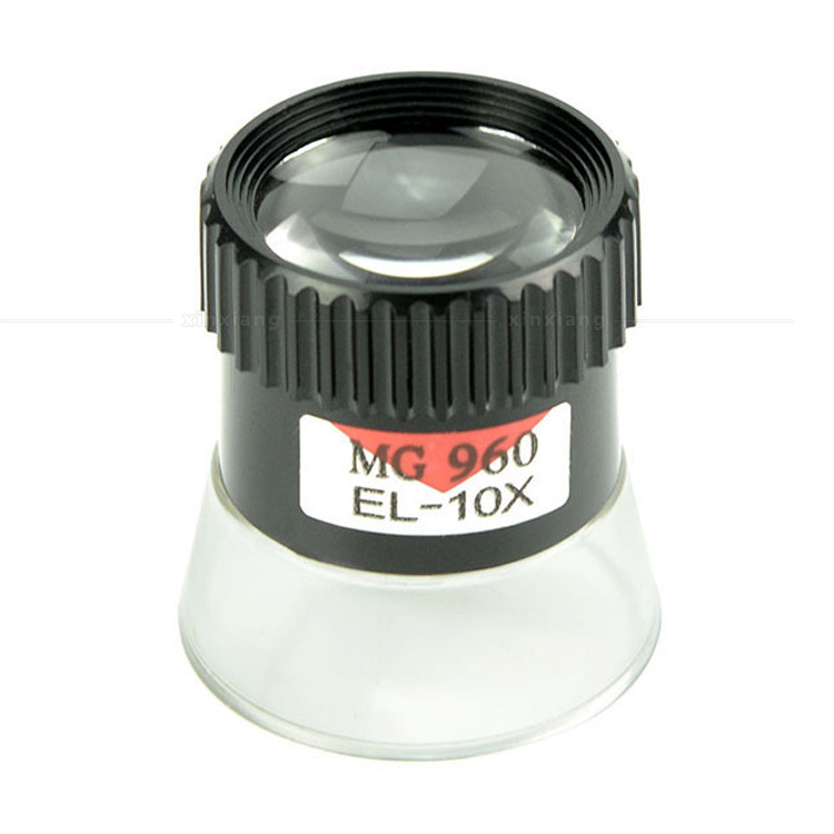 厂家直销圆筒高清便携式珠宝纺织丝网印刷网点阅读10倍袖珍放大镜