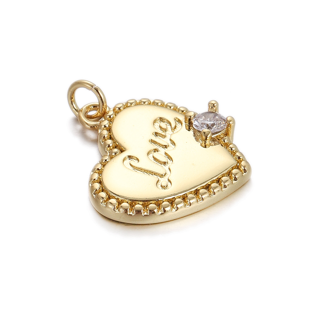 20g Weight Pendant, Chain Jewelry Making Type Copper Chain Material 1 Piece Quantity Holiday, Daily Occasion Copper Material Letter, Heart Shape Pattern Unisex Gender Plating Design Simple Style Style 1 Piece Copper Letter Heart Shape Pendant Chain 26