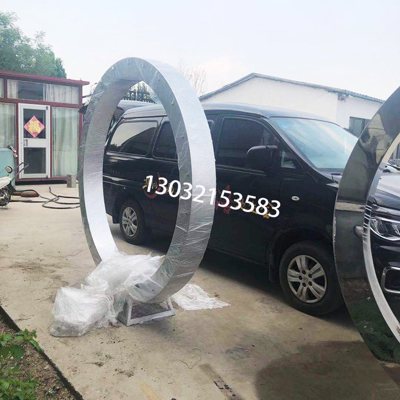 金桥厂家仙境水雾门定制不锈钢圆形喷雾通道夏日降温网红打卡拍照