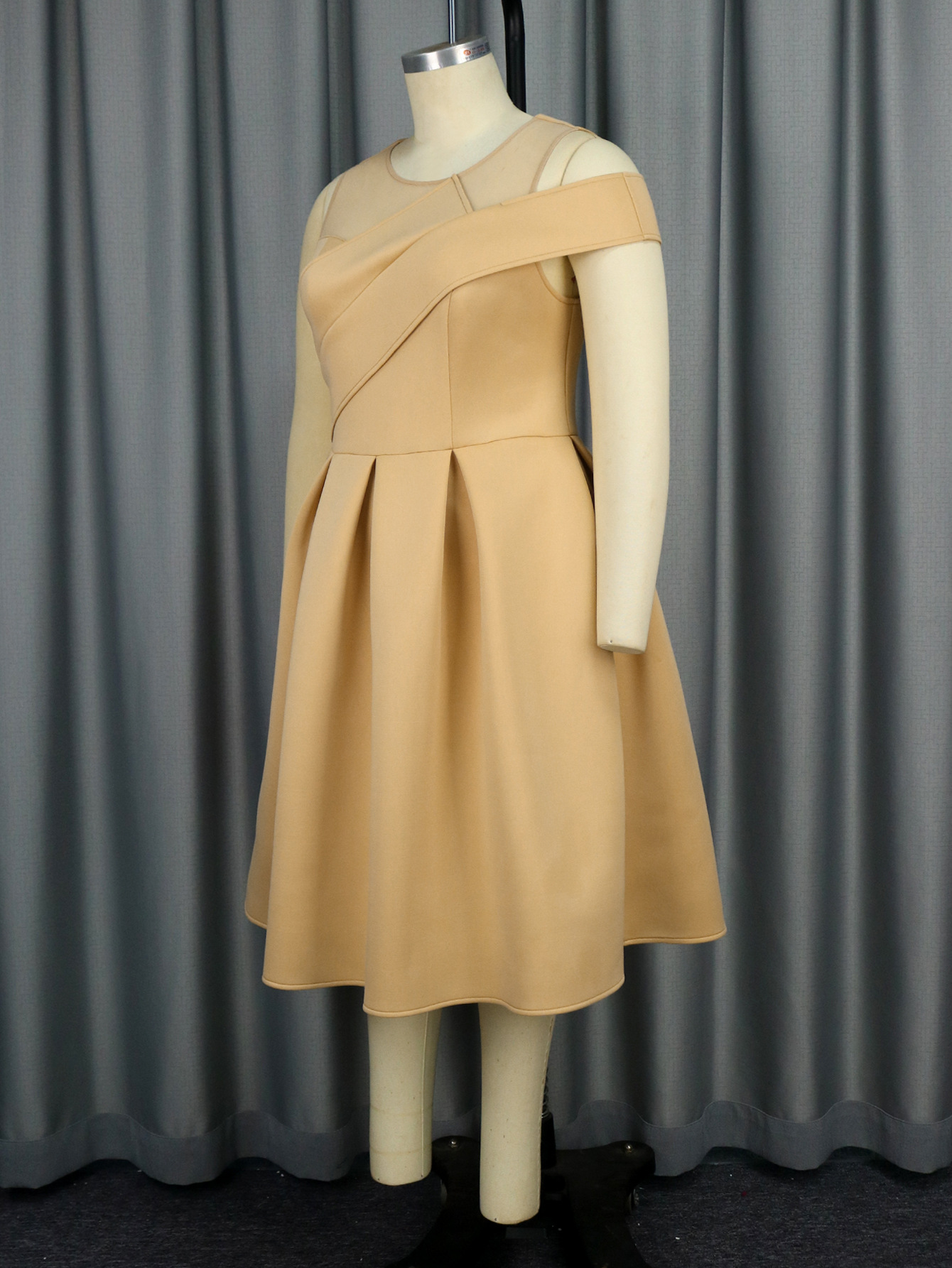 Women's Clothing Sexy sleeveless A line dress banquet party plus size graduation dress party dress_voghion.com