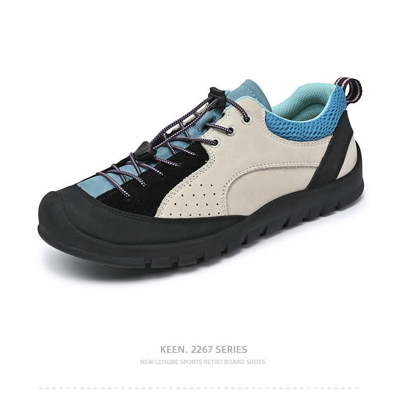 Giày sneaker nữ cổ thấp da lộn mờ phong cách retro đế dày buộc dây — 3679 kaki, 3679 màu hồng, 3679m Trắng và Xanh, 3679m màu trắng và xanh lá cây chi tiết 25
