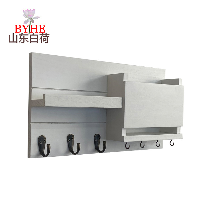 Amazon sala de estar colgante de madera pared colgante de pared estante de almacenamiento colgante de llaves de puerta de entrada marco de madera