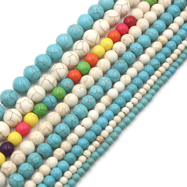 Turquoise round beads