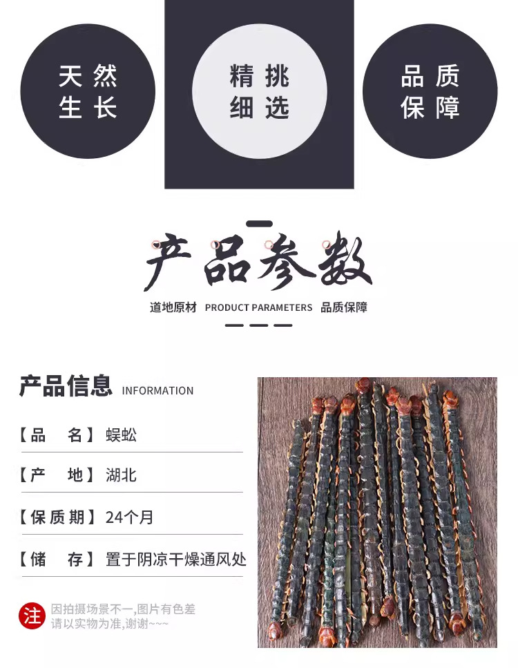 Dried Centipede Herb Scolopendra Sun Dried Hubei Red Head 17-18 cm Traditional Chinese Medicine overview