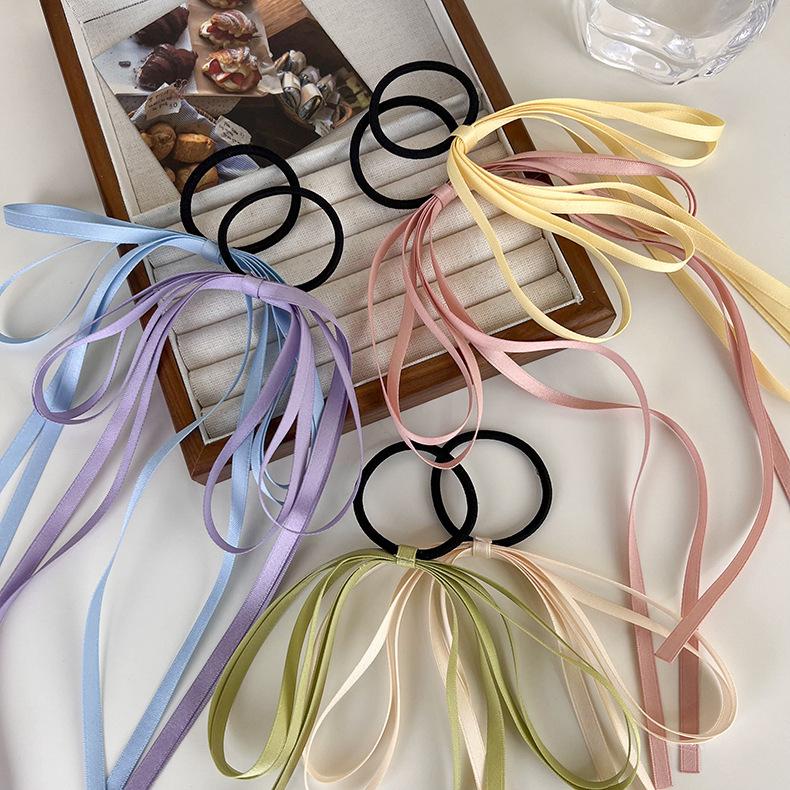 Fairy Style Bow Knot Cloth Hair Tie display picture 2