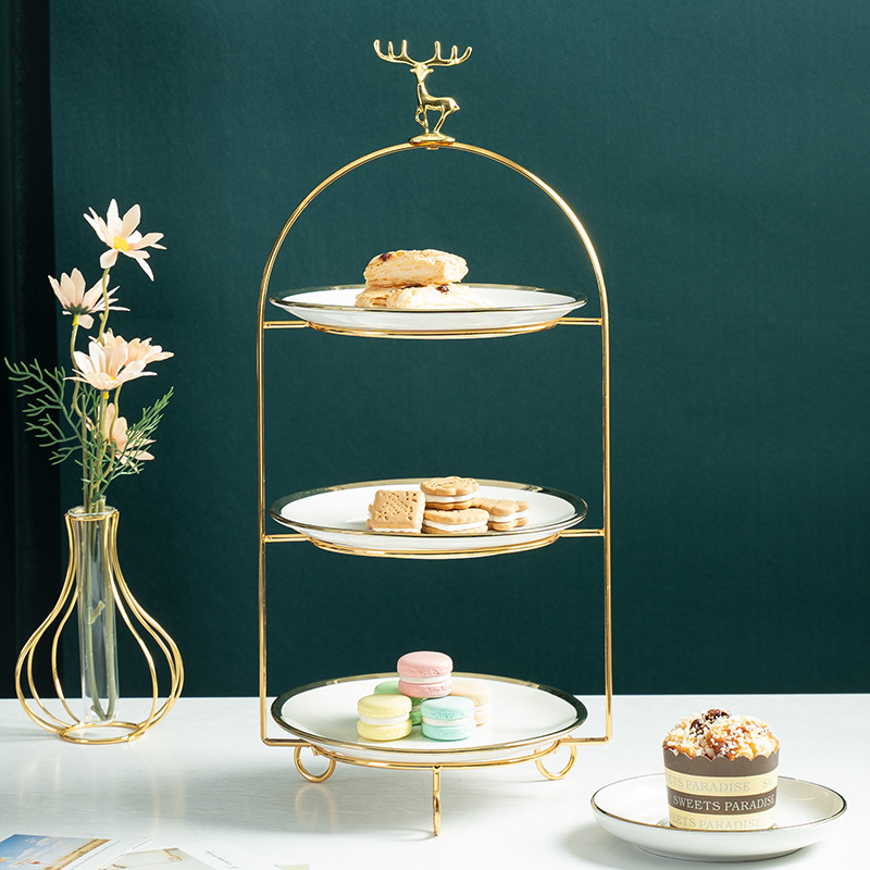 甜品架+盘