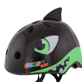 酷萨新款SMS非一体成型自行车儿童疯狂动物骑行头盔  溜冰盔