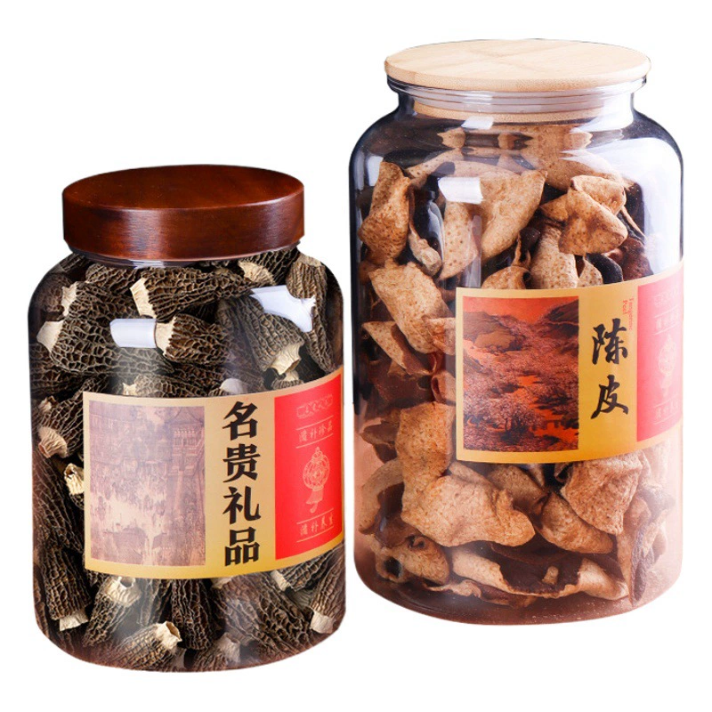 В наличии оптом прозрачная ПЭТ пластиковая бутылка Dendrobium officinale герметичная банка прозрачная герметичная упаковка банка