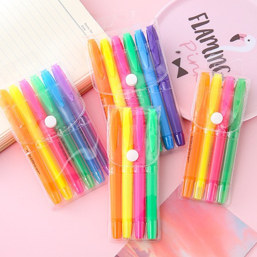 Clásico 9500 resaltador, marcador para estudiantes, macaron, cuenta de mano, juego de resaltador transfronterizo, regalo de premio al por mayor