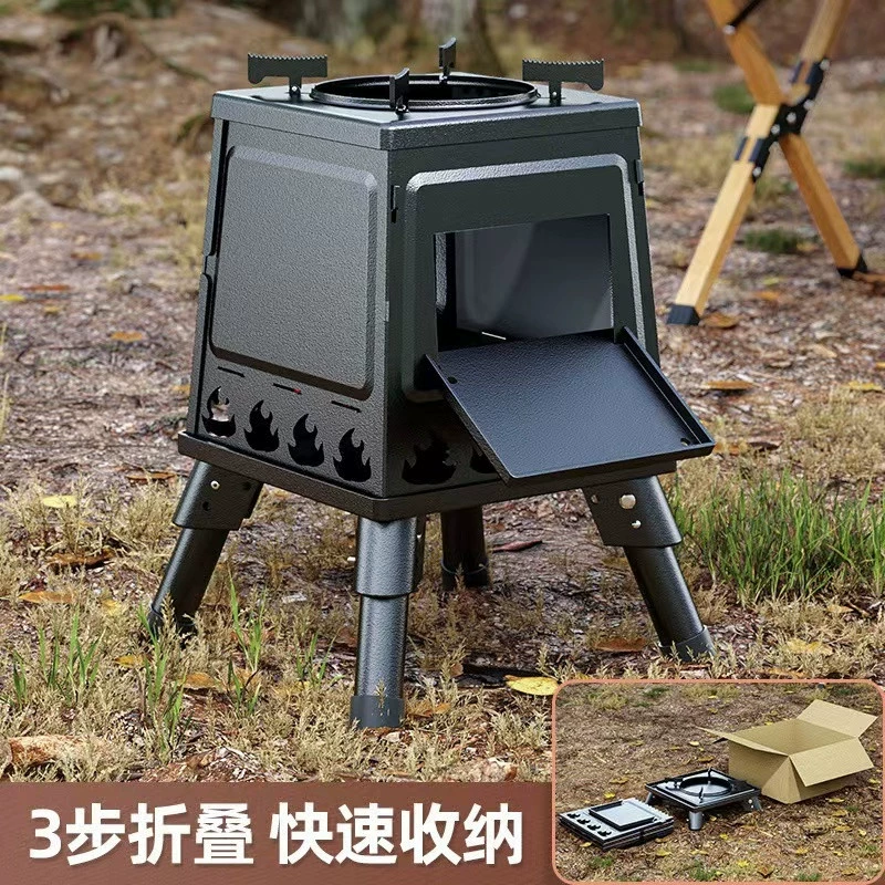Y8K дровяная печь, уличная портативная походная складная печь для пикника, печь для нагрева