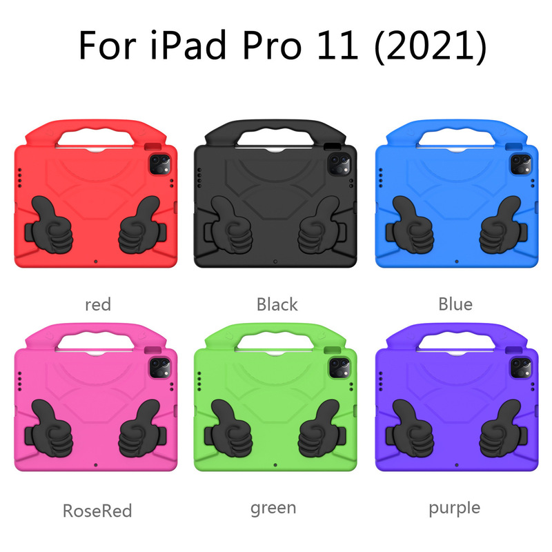 For Apple iPadAir11 Tablet Protective Cover Thumb Children's Drop-resistant iPadPro11 Stand Tablet Case For Apple iPadAir11 Tablet Protective Cover Thumb Children's Drop-resistant iPadPro11 Stand Tablet Case