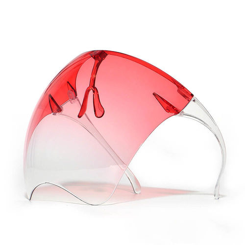 Face shield protective mask, anti-droplet, anti-fog, windproof eye protection mask, anti-dust and fume mask, transparent full-face hood