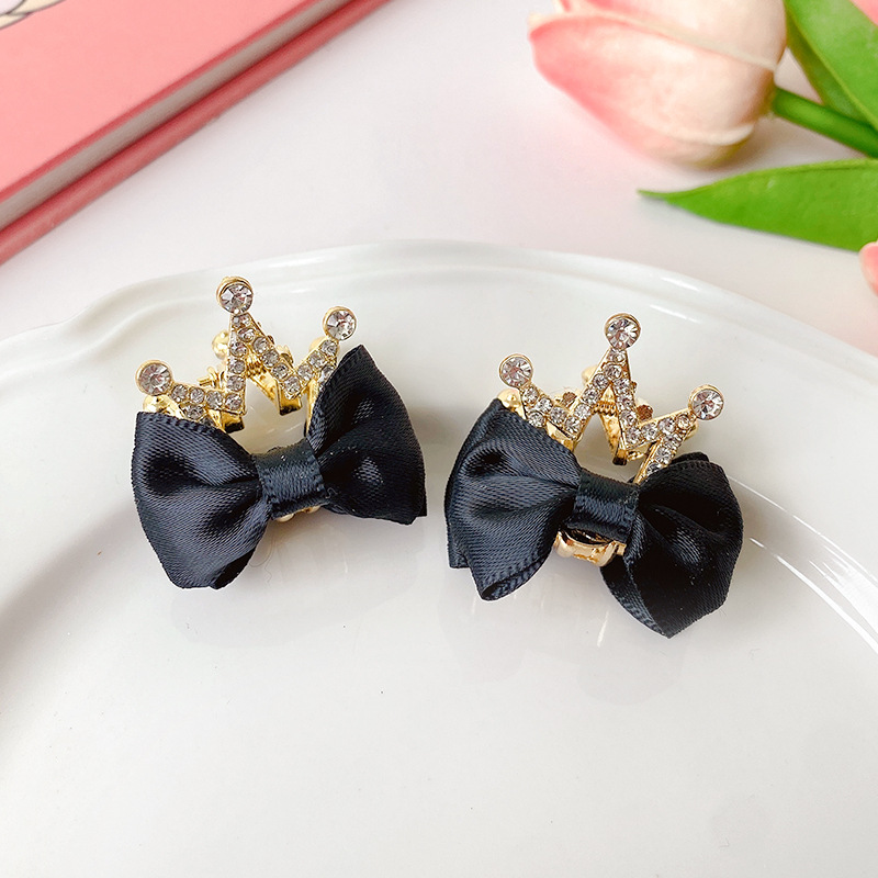 Las niñas arco de doble cara pinza de pelo princesa accesorios para el cabello horquilla rota horquilla Bangs clip horquilla tocado no daña el cabello estilo coreano