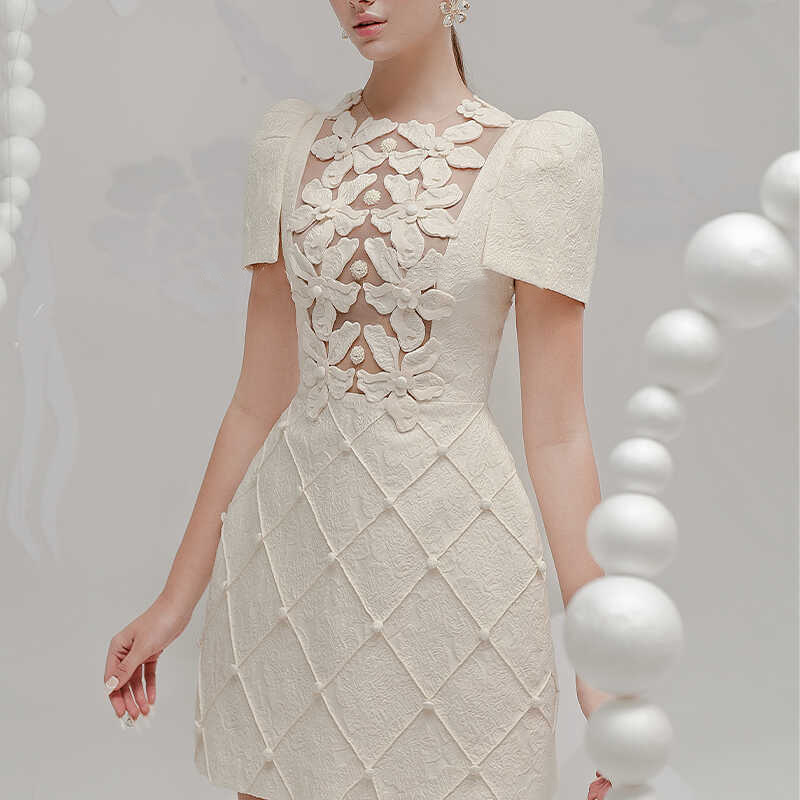 Vietnam Niche 2025 Summer New Designer Women's Dress Small Dress Skirt Design Bridesmaid Dress 1810