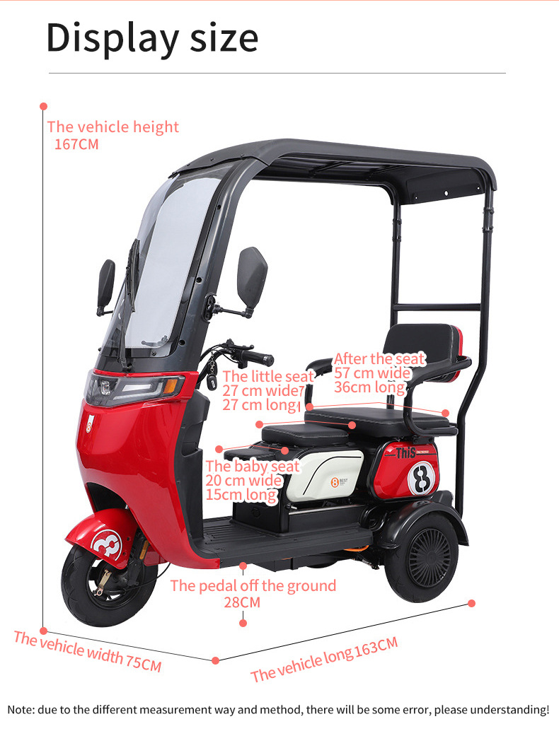 Electric Mobility Scooter for Elderly