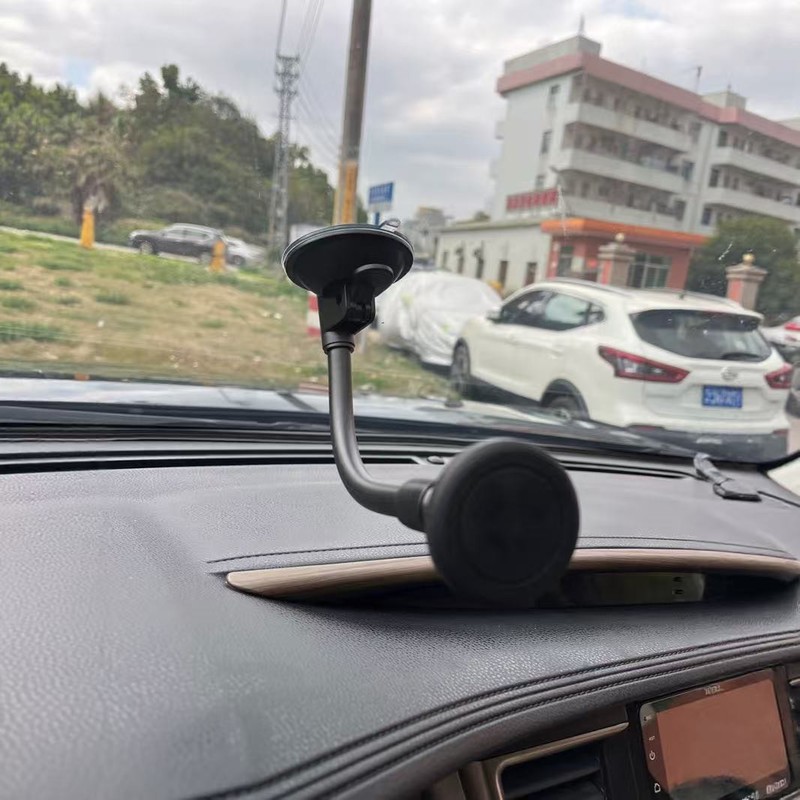 长杆软管吸盘磁铁车载手机支架万能导航汽车用品磁吸车载支架厂家|undefined