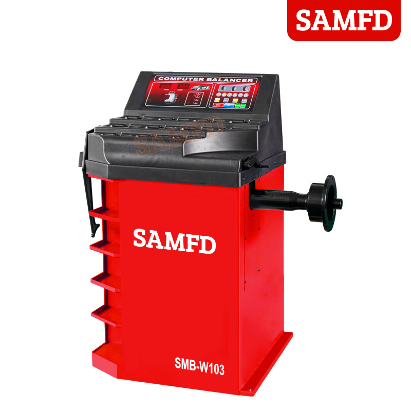 Máquina automática de equilibrio dinámico infrarrojo láser, equilibrador de neumáticos de automóvil pequeño y mediano, equipo de mantenimiento de automóviles para SUV de automóvil