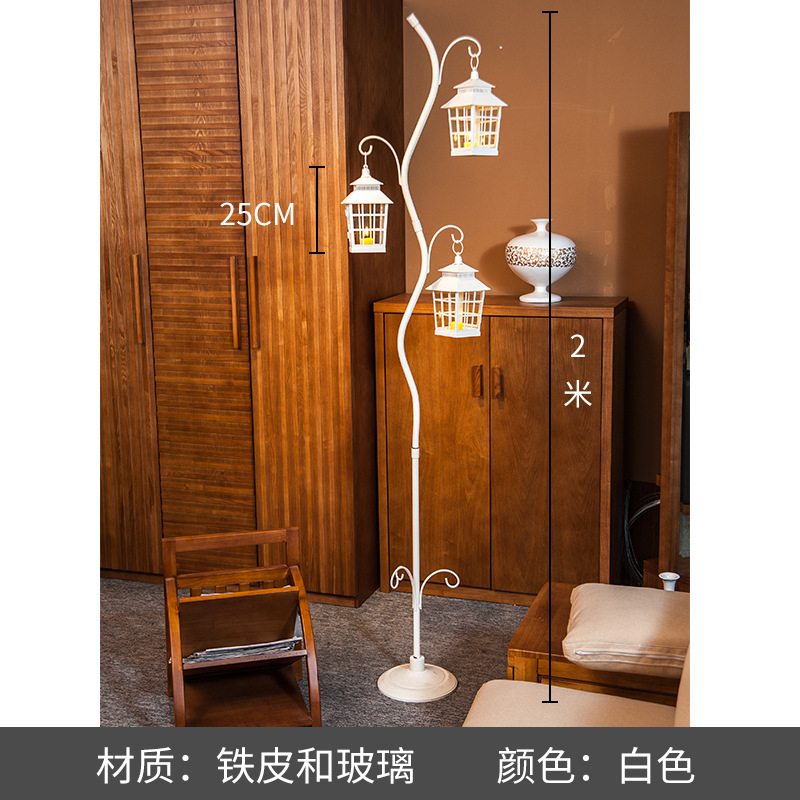 Blanco boda candelabro linterna boda carretera plomo accesorios atmósfera lámpara Marruecos viento lámpara decoración a prueba de viento vela pantalla