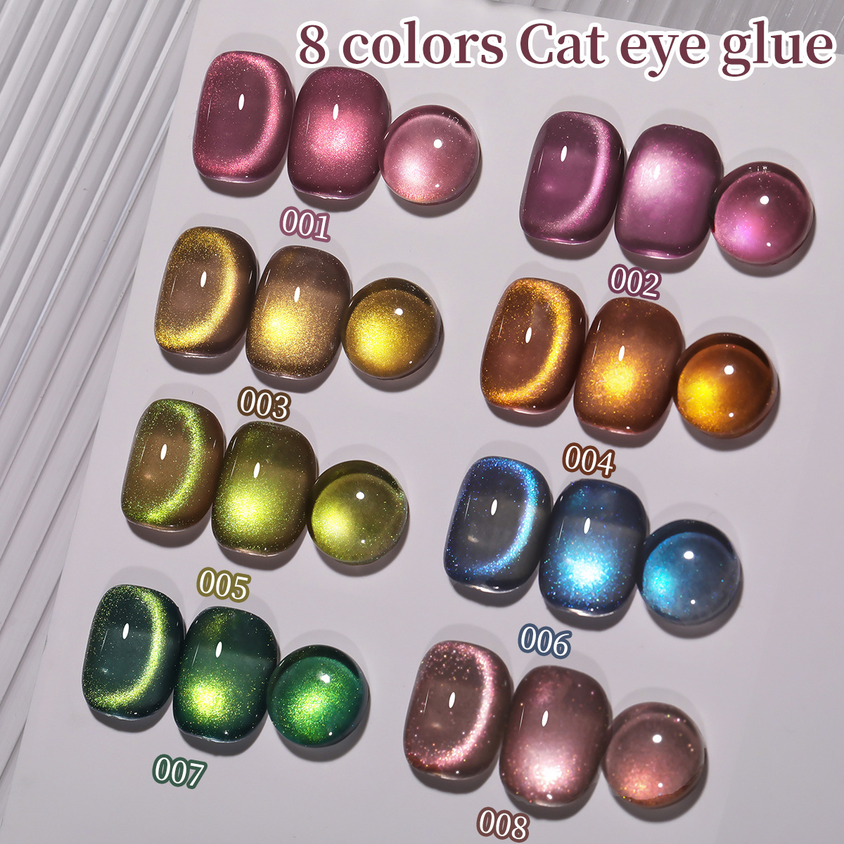 Gel de Uñas Ojo de Gato para Manicura