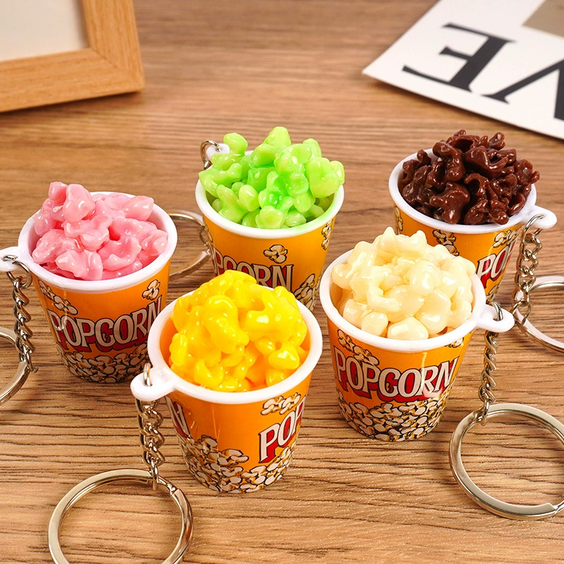 Creative realistic keychain, food play for elementary school students, bag decoration for beloved