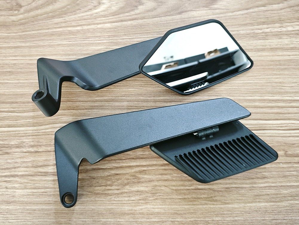 Universal Motorcycle and Electric Vehicle Modification New Model Wide-View Wind-Wing Rearview Mirror Aluminum Alloy Blade Reflector