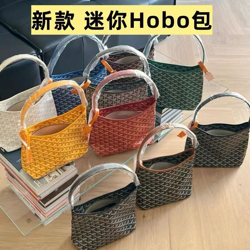 Goya Dogtooth Mini Hobo Underarm Bag Factory Direct Sale Commuting Trendy Women's Bag Zipper Shopping Bag Shoulder Bag for Women Goya Dogtooth Mini Hobo Underarm Bag Factory Direct Sale Commuting Trendy Women's Bag Zipper Shopping Bag Shoulder Bag for Women