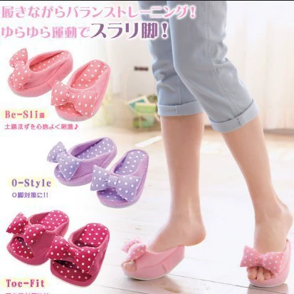 Японская платформа половина ладони для похудения обувь коррекции лук тапочки женщин в наличии оптом