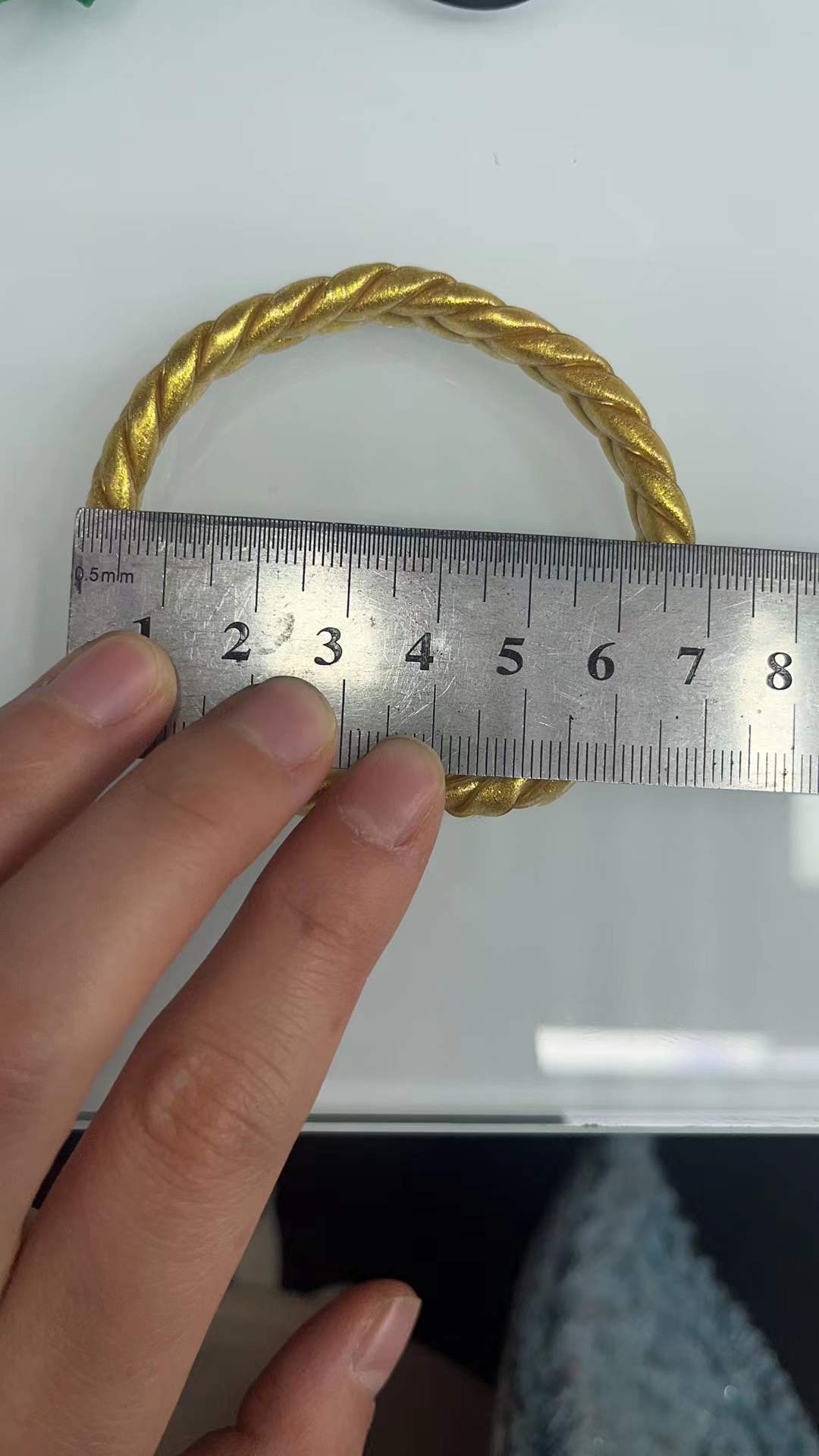 Daily Occasion Simple Style Solid Color Silica Gel Braid Unisex Wristband