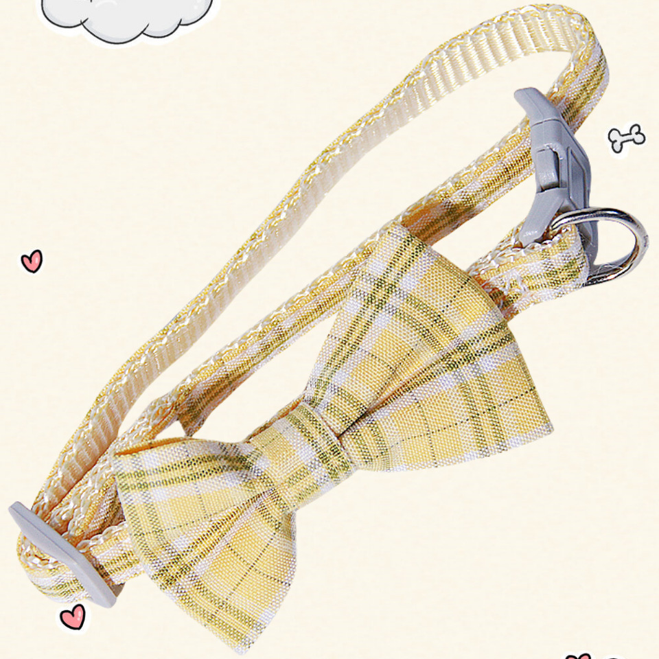 Collar de gato accesorios para mascotas fabricantes al por mayor lindos arcos gatos perros collar ajustable para mascotas