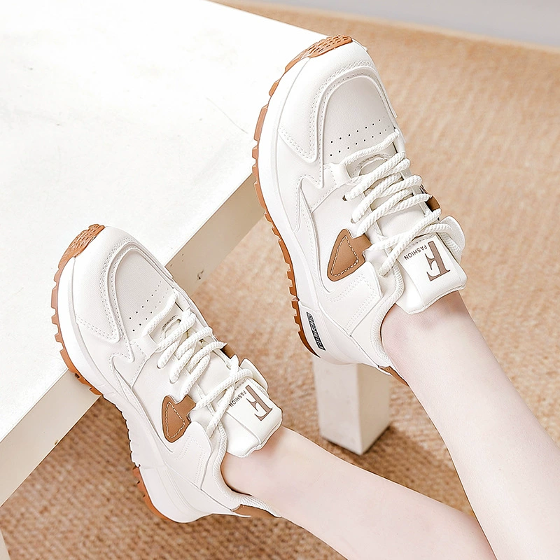 Элитные спортивные кроссовки, обувь, модные дышащие белые кеды для отдыха, натуральная кожа, тренд сезона