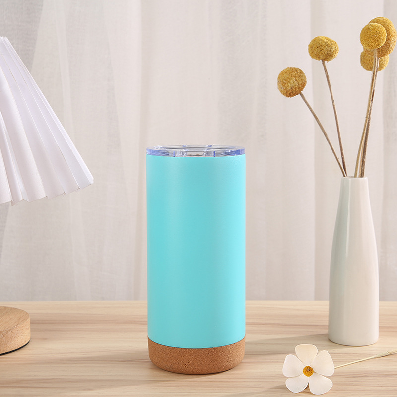 Transfronterizo 304 taza de acero inoxidable 12oz taza de automóvil recta taza de vacío de doble capa taza de oficina