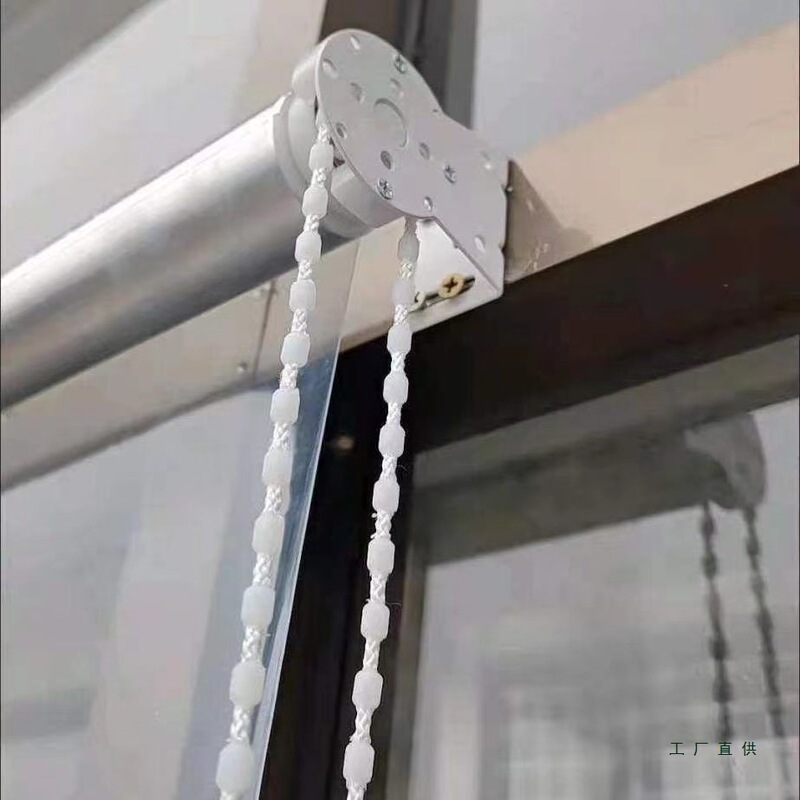 Transparent Roller Blind Manual Bead Lift Waterproof Dustproof Air Conditioning Heating Partition Pvc Soft Curtain Balcony Rain Curtain J