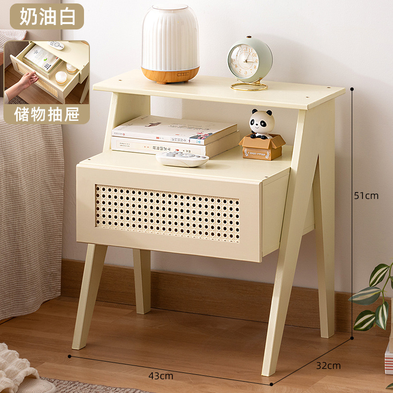 Mesa de cabecera doméstica nuevo simple pequeño gabinete de cabecera doméstico dormitorio gabinete de cabecera multifuncional borde estricto selección