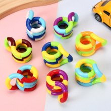 跨境温变扭扭乐解压玩具专注力焦虑玩具减压发泄掌上玩具厂家批发