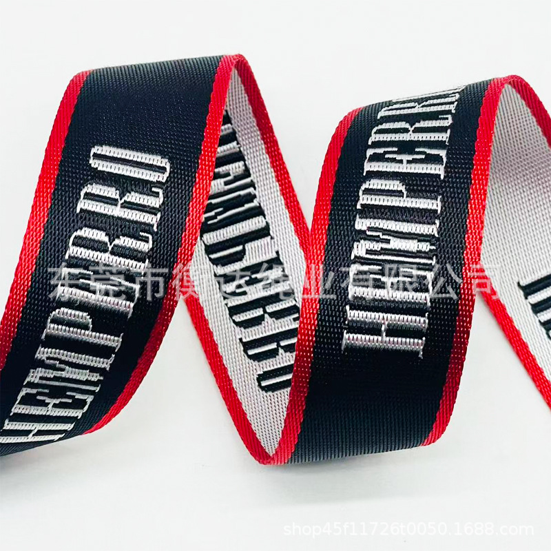 Personalizado 1 - 10cm de espesor 1mm brillante imitación de nylon jacquard cinturón bolsos zapatos sombreros teléfonos móviles correa de tela