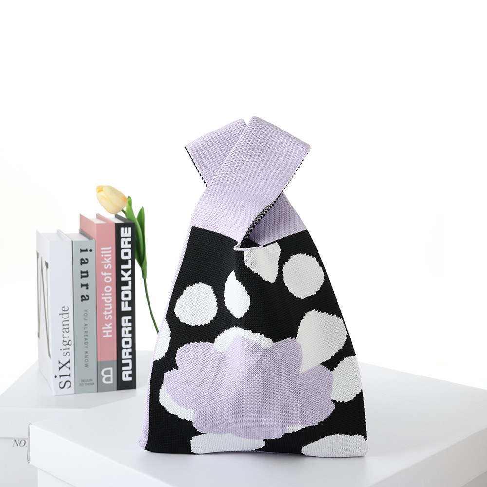 2024 Flying Weaving Bag Tote Bag Versión coreana del nuevo bolso de mano de moda Fabricante de bolsas de compras casuales de gran capacidad para estudiantes