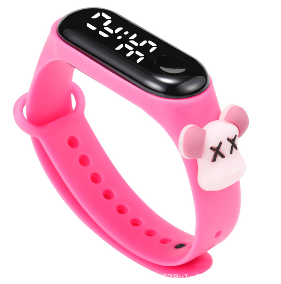 Pink violent bear