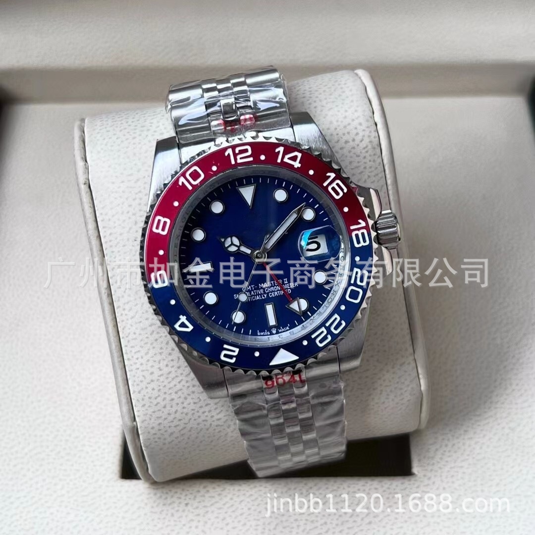 C工場VSEWGM労家力水鬼士グリーンGMT非機械両地時間尼治腕時計対外貿易クロスボーダー世代