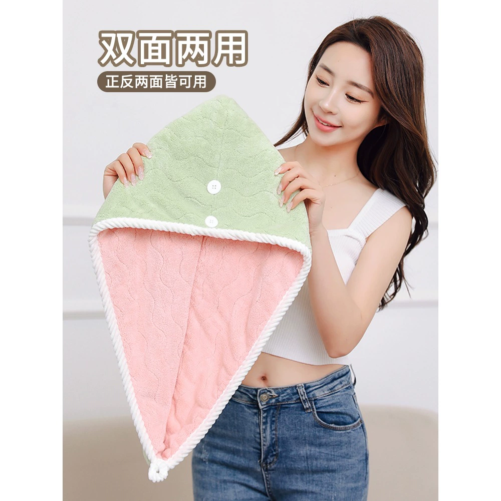 Quick dry hair towel, shower cap, scarf, water absorbent, increased thickness