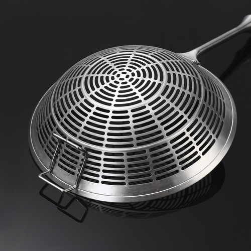 304 stainless steel colander kitchen filter large mesh drain noodles dumpling spoon thickened long handle mesh drain filter oil mesh drain