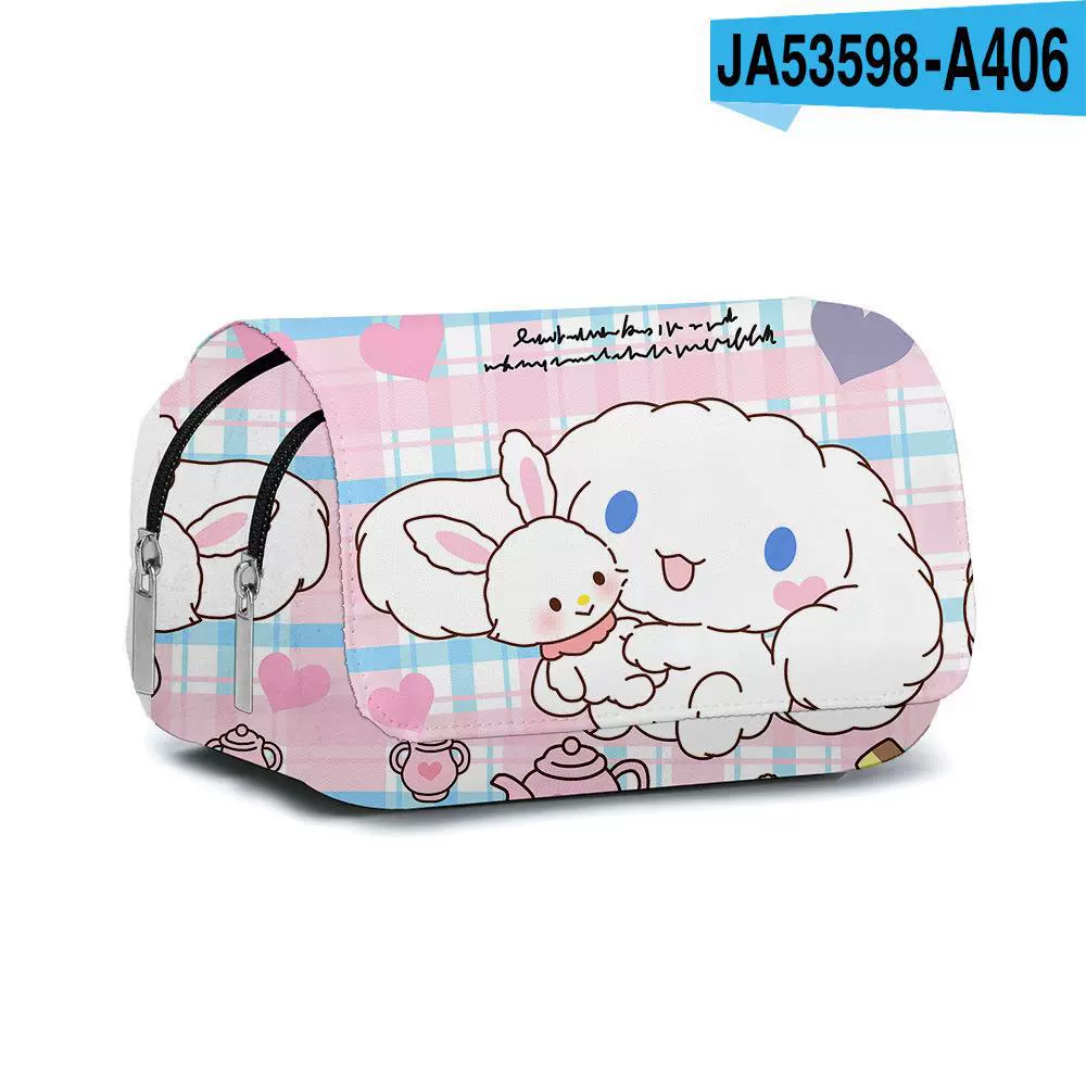 Sanrio, двойной слой футляр для карандашей, 3D, Cinnamoroll