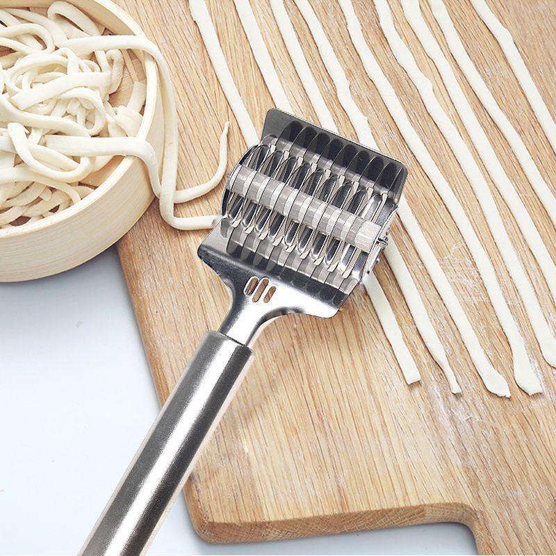 Cortador de Fideos Manual de Rodillo de Acero Inoxidable para Cocina image 4