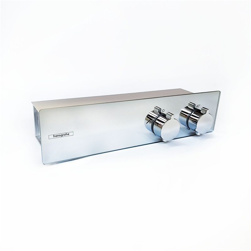 Suitable for Hansgrohe Exposed Thermostatic Shower Faucet 350 with Storage Shelf, White/Chrome-Plated 13102000
