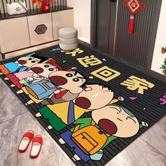 クレヨンしんちゃんの玄関を敷いて、家の入り口のアニメカーペットの除塵耐汚れマットを代行することができます。