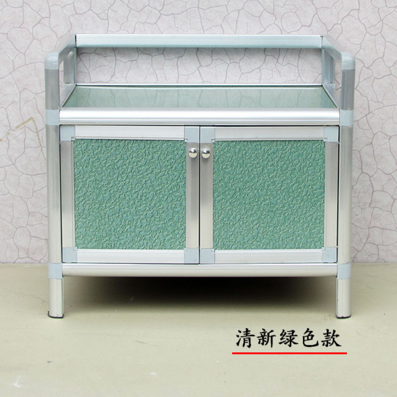 Kitchen Sideboard Aluminum Alloy Storage Cabinet Storage Cabinet Simple Cupboard Tea Cabinet Cabinet Bedroom Cabinet Vegetable Cabinet Shoe Art