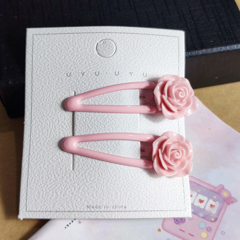 Pink Peach Hairpin